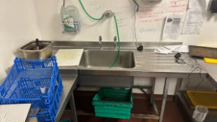 Stainless Steel Sink & Wash Unit