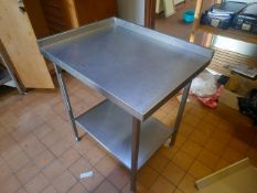 Stainless Steel Corner Table