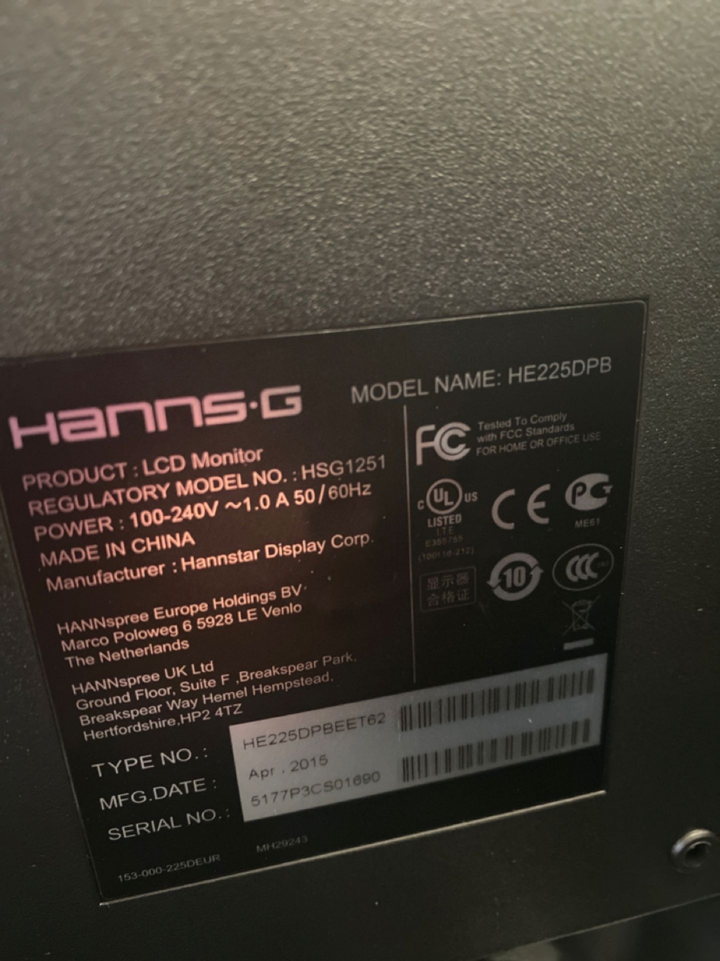 Hanns . G Monitor x9 - Image 8 of 10