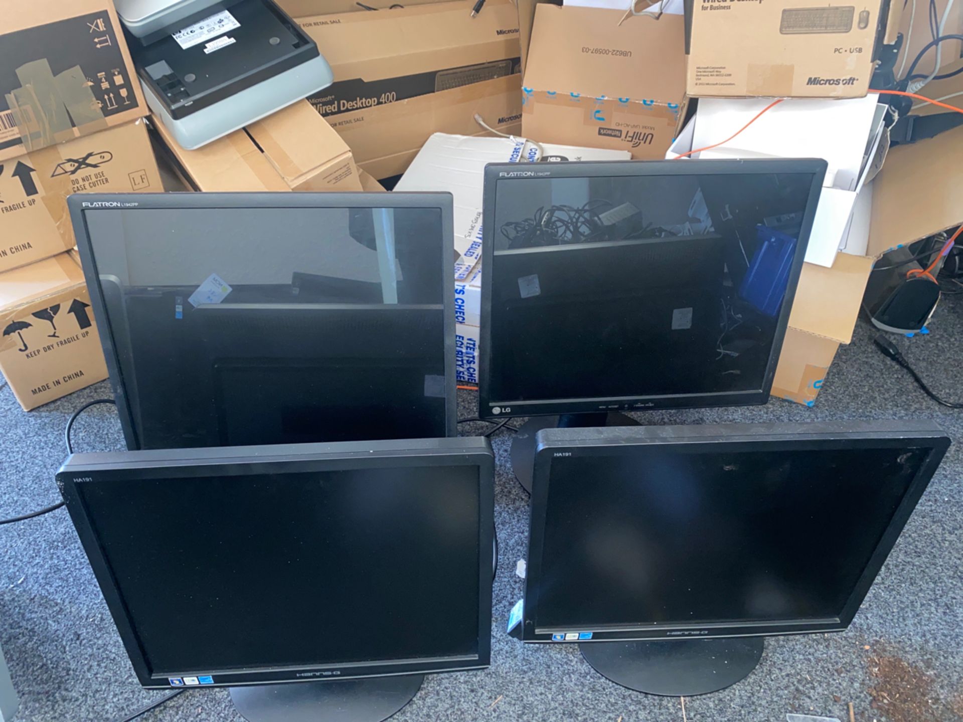 Selection Of Monitors x4 - Image 2 of 5