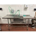 Stainless Steel Sink & Wash Unit