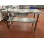 Stainless Steel Preparation Unit With Drawer