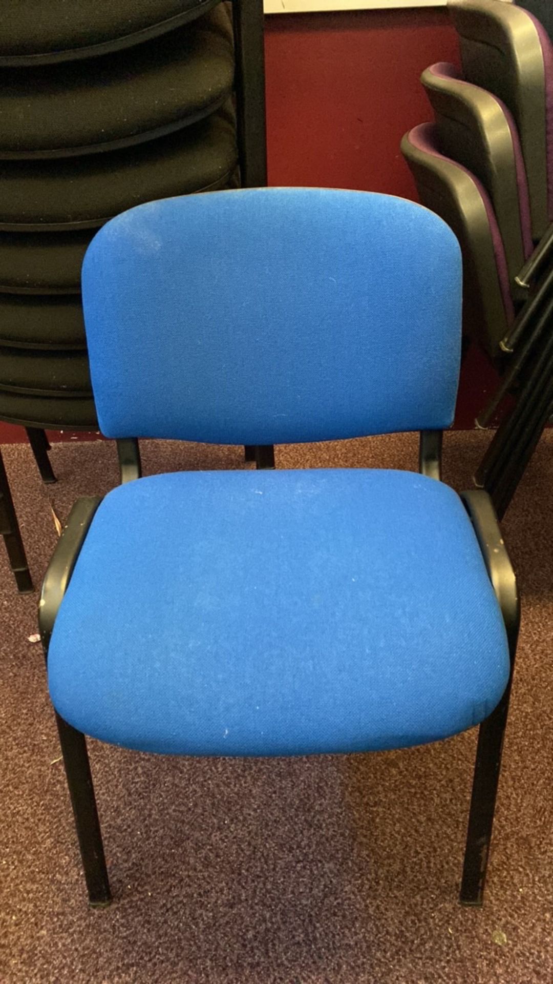 Blue Desk Chairs x16 - Image 2 of 4