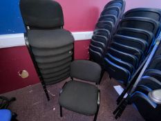 Black Desk Chairs x9