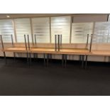 Wooden Canteen Tables x10