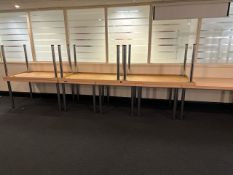 Wooden Canteen Tables x10