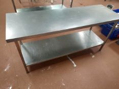 Benham Stainless Steel Table