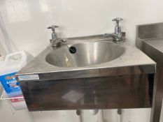 Stainless Steel Wall Sink Unit