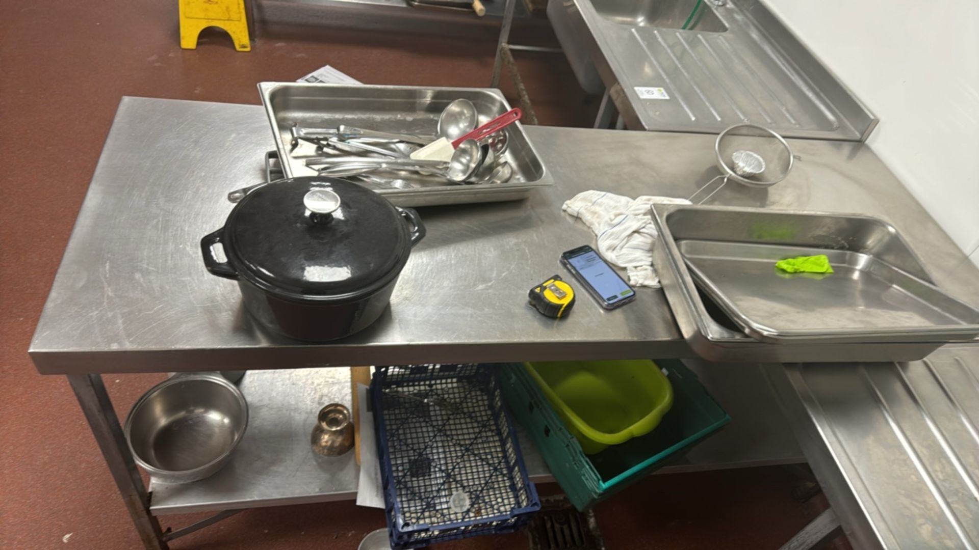 Stainless Steel Preparation Table - Image 2 of 4