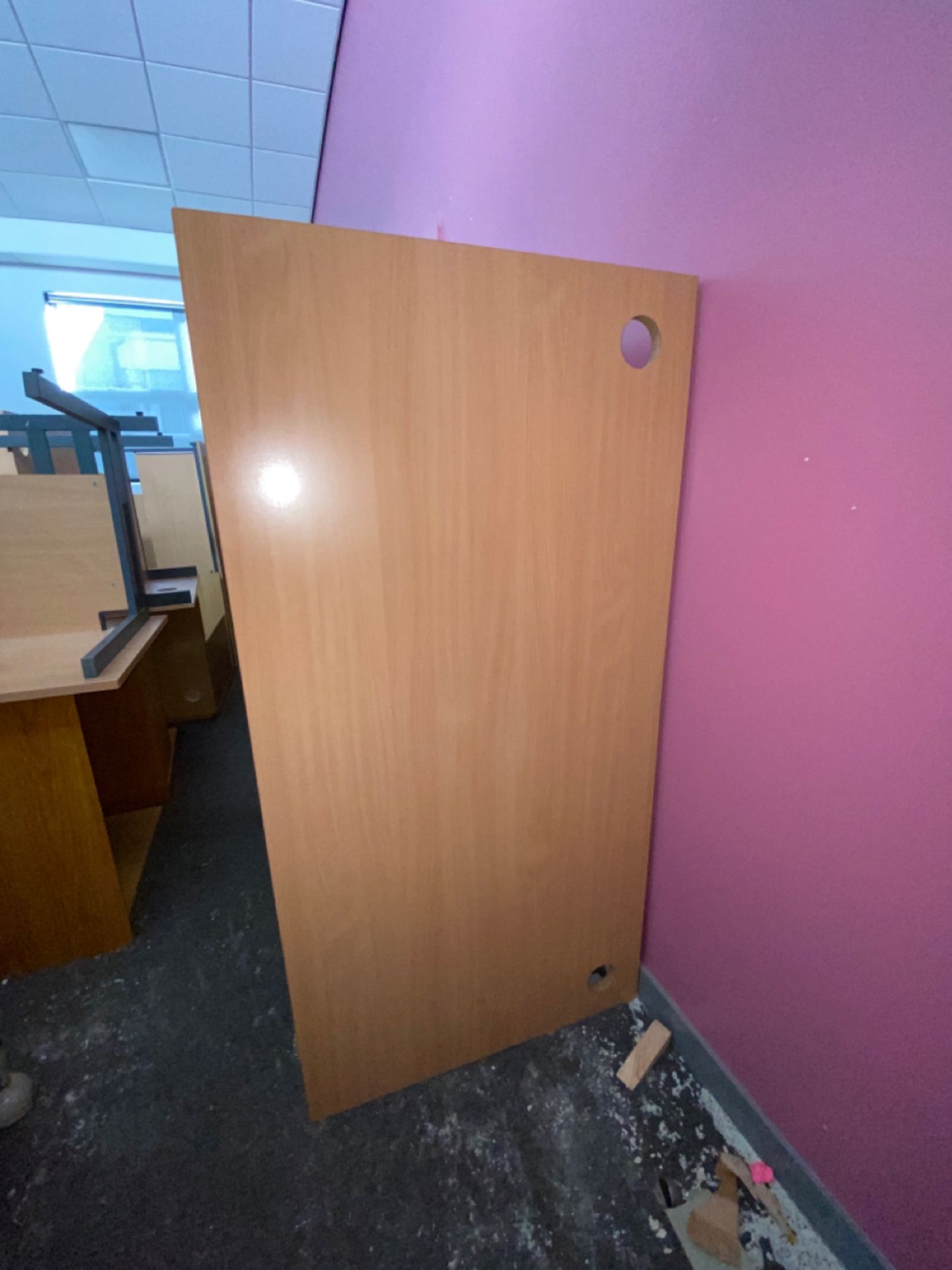 Wooden Office Desks x10 - Image 2 of 3