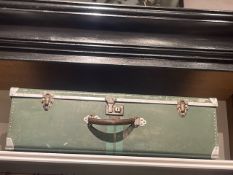 Green Leather Display Case