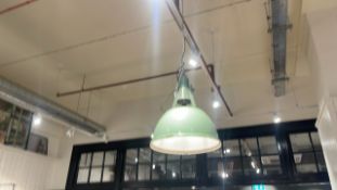 Large Green Pendant Lamp