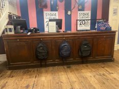Wooden Customer/Cashier Desk