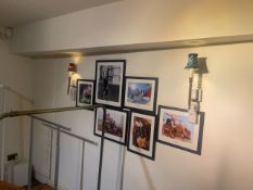 Assorted Jack Wills Picture Frames & Wall Lamps