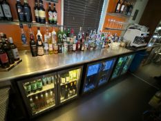 Stainless Steel Free Standing Back Bar Unit