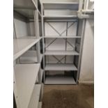 Store Room of Metal Shelving