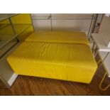 Yellow Pouffes x2