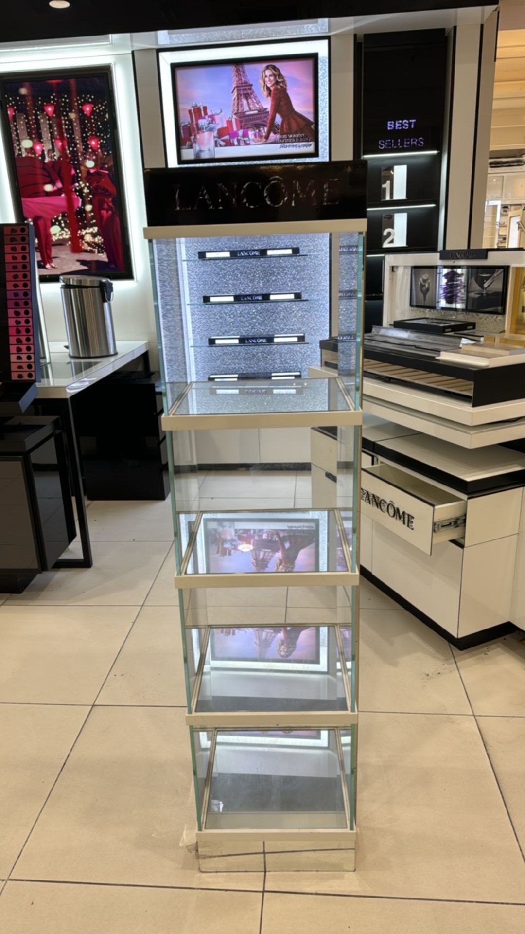 Lancome Glass Display Unit