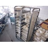 Double Food Tray Trolley