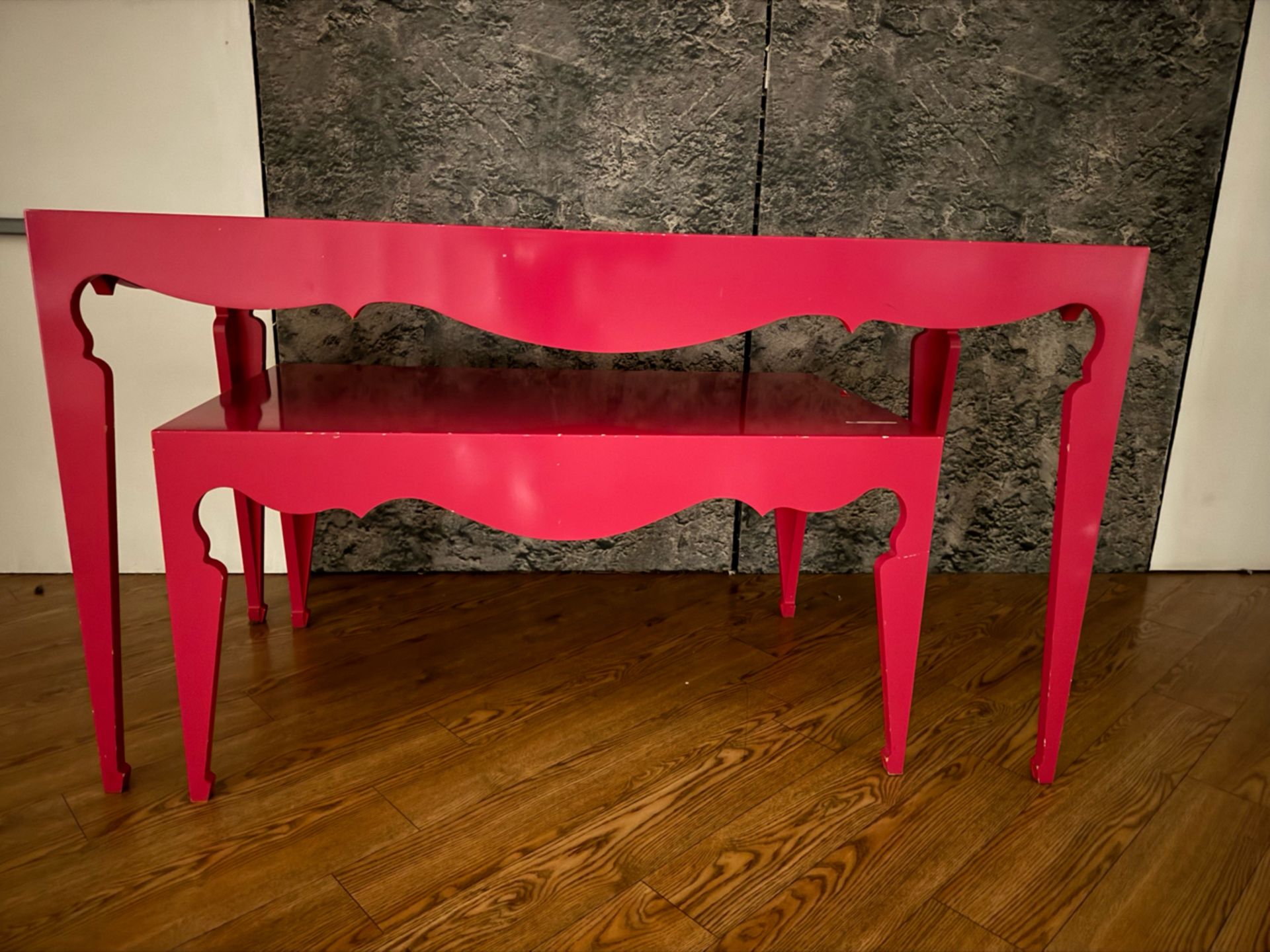 Pink Gloss Tables x2 - Bild 4 aus 4