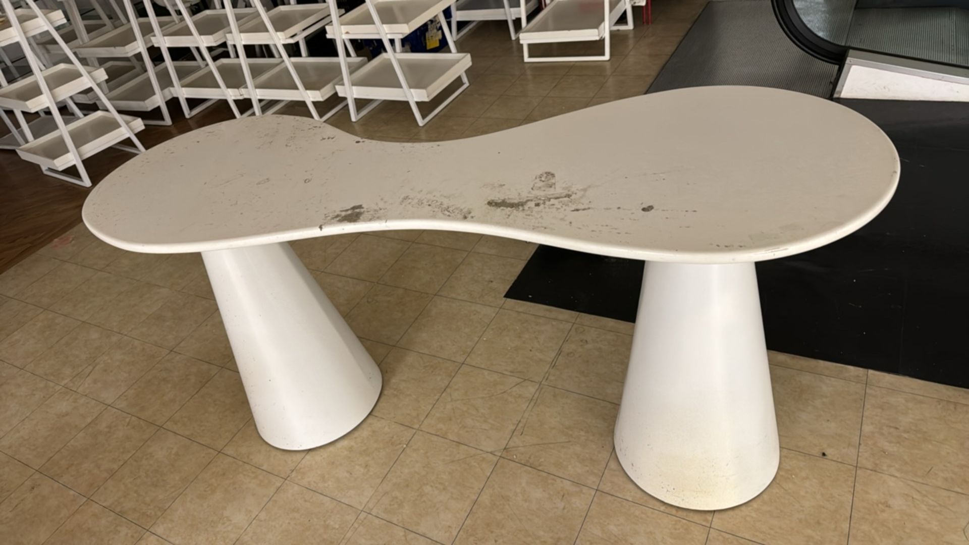 White Wood Table