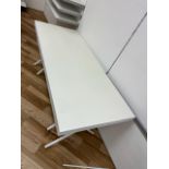 White Wood Tables Set of 2