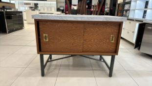 Wooden Retail Display Units with Marble Top