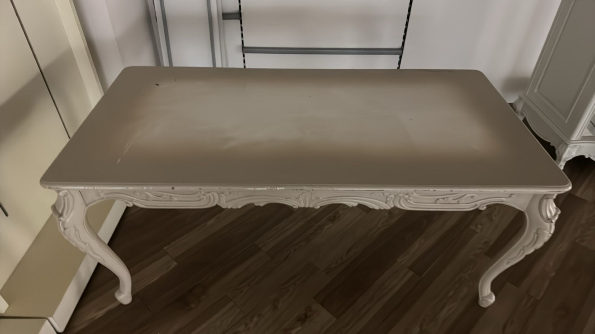 Beige Wooden Table - Image 2 of 3
