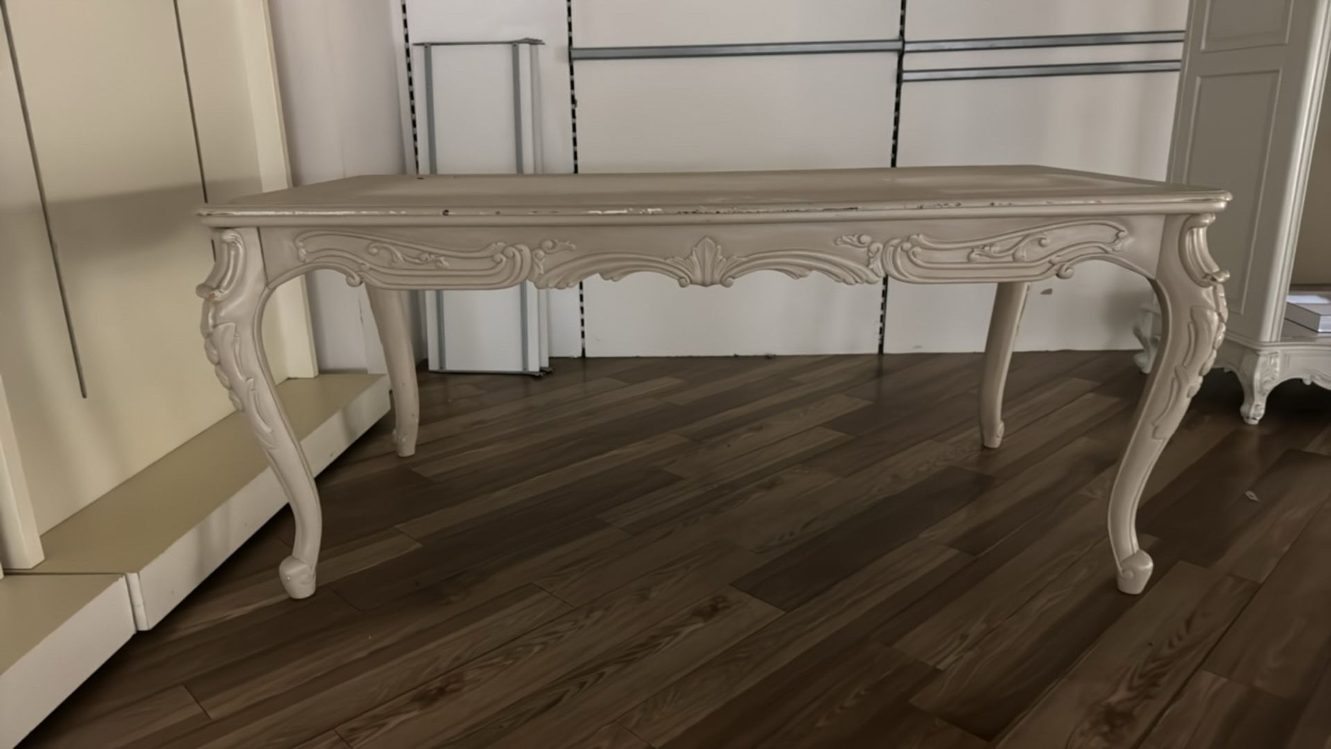Beige Wooden Table - Image 3 of 3