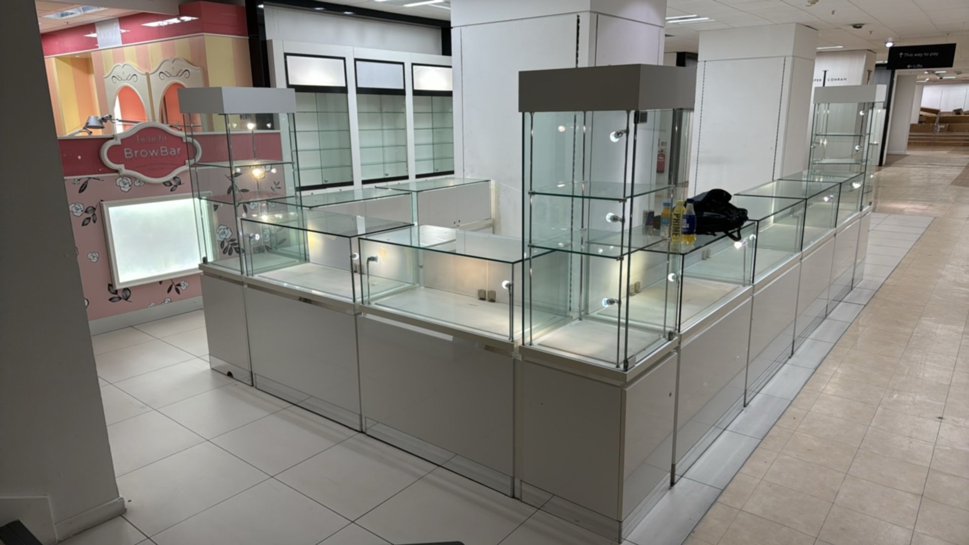Glass Jewellery Cabinet