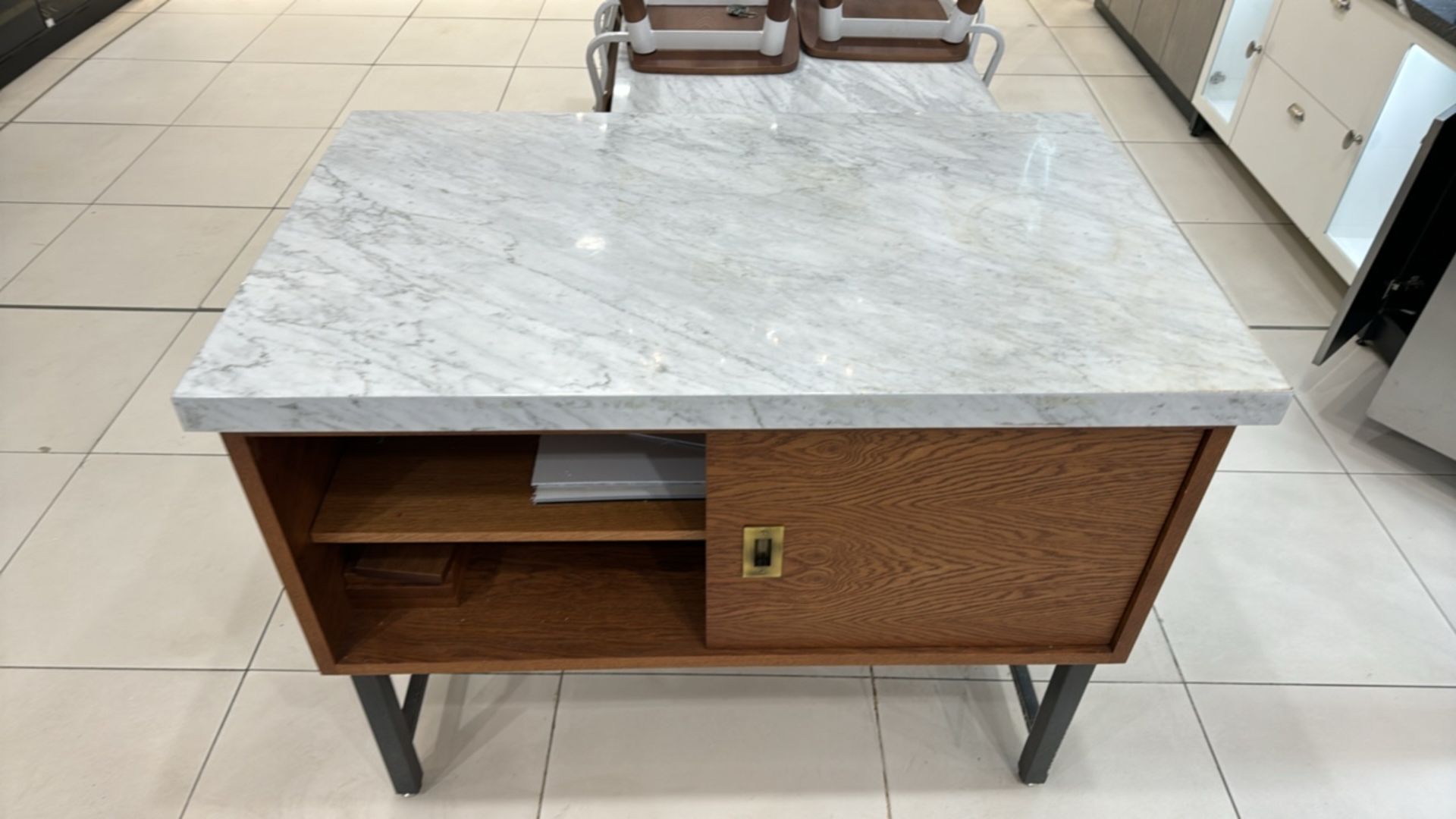 Wooden Retail Display Units with Marble Top - Image 3 of 7
