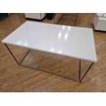 White Gloss Display Table