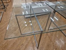 Glass Display Table