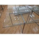 Glass Display Table