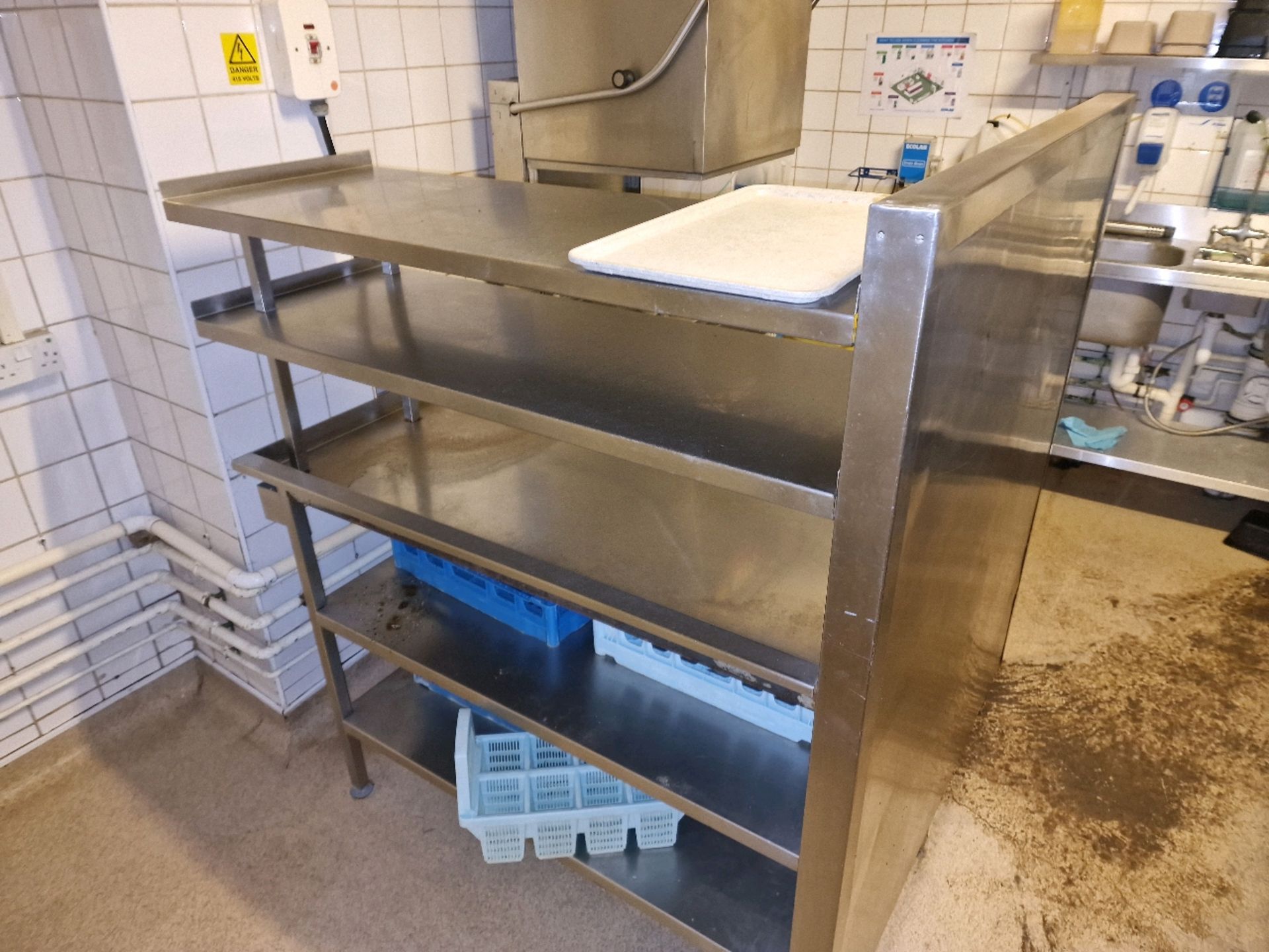 Single Meiko Pot Washer and Stainless Steel Tables - Bild 3 aus 4
