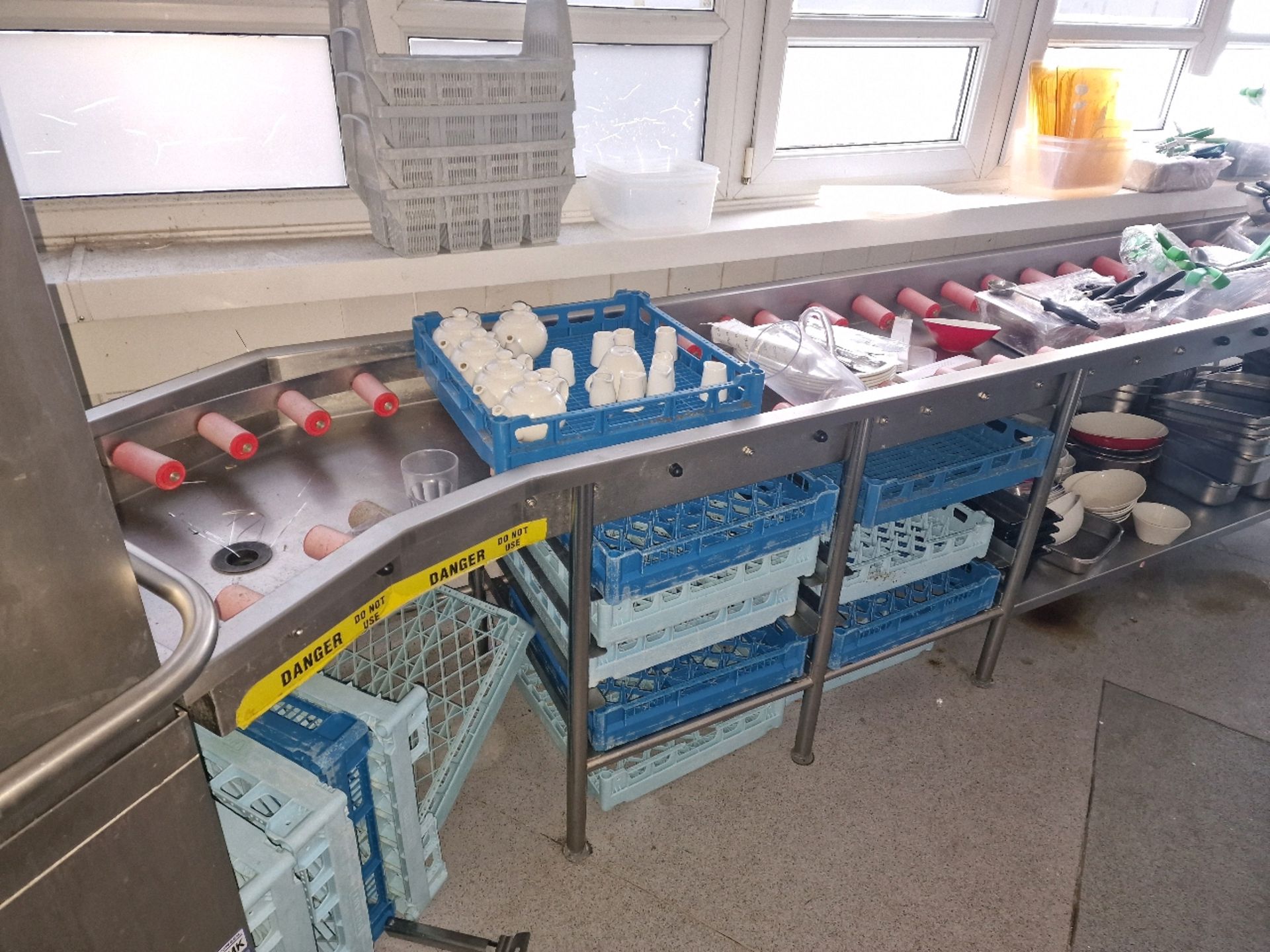 Meiko Double Dishwashing Assembly Line - Image 4 of 6