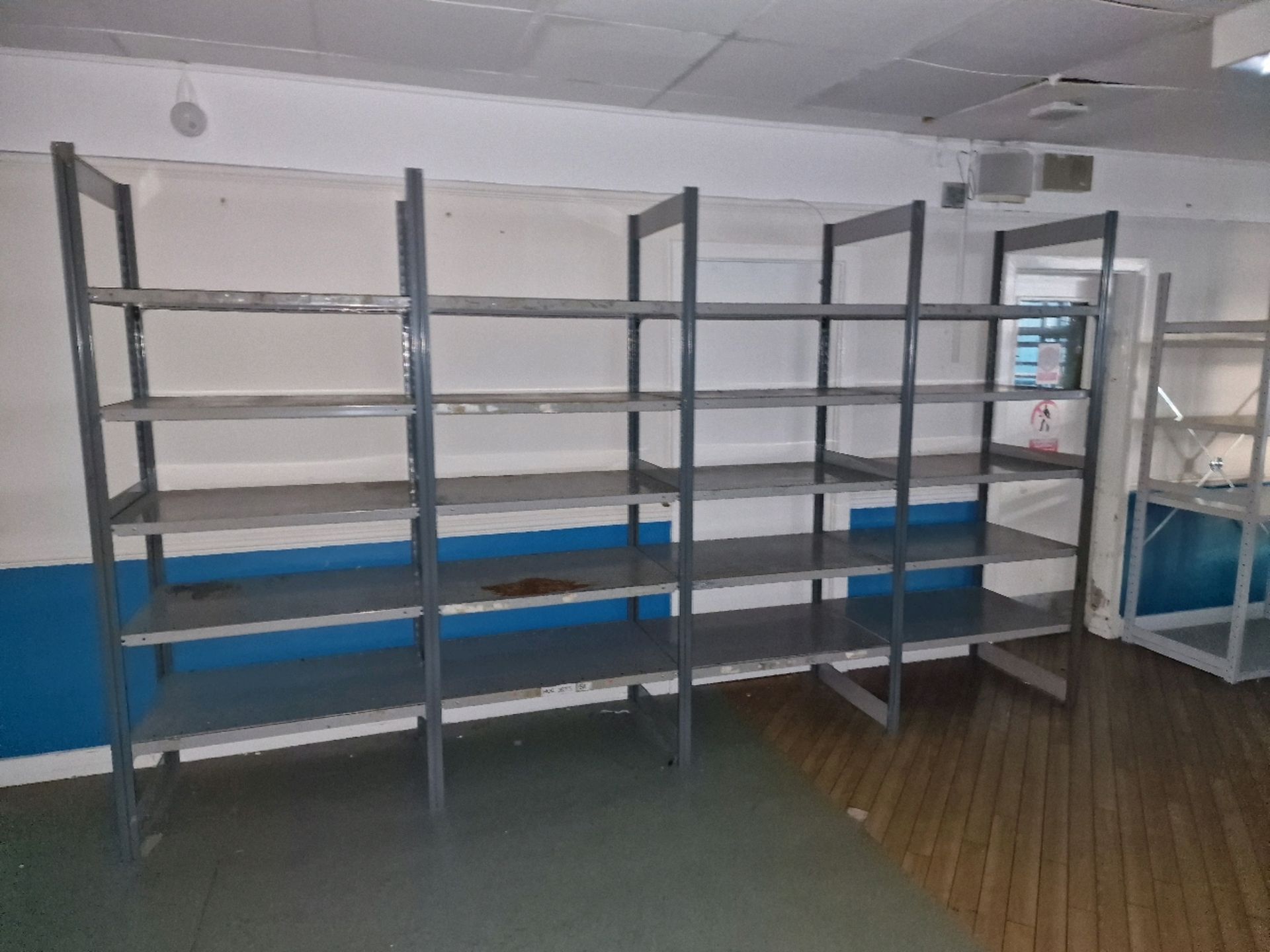 Room Of Metal Shelving