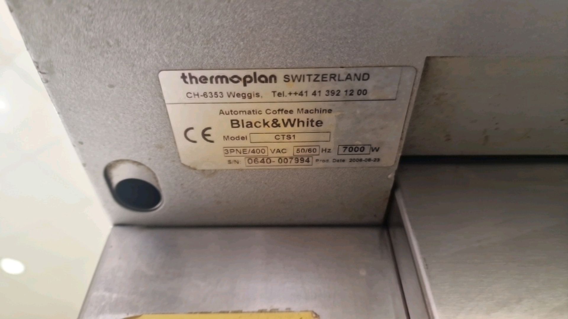 Black & White Automatic Coffee Machine - Image 3 of 5