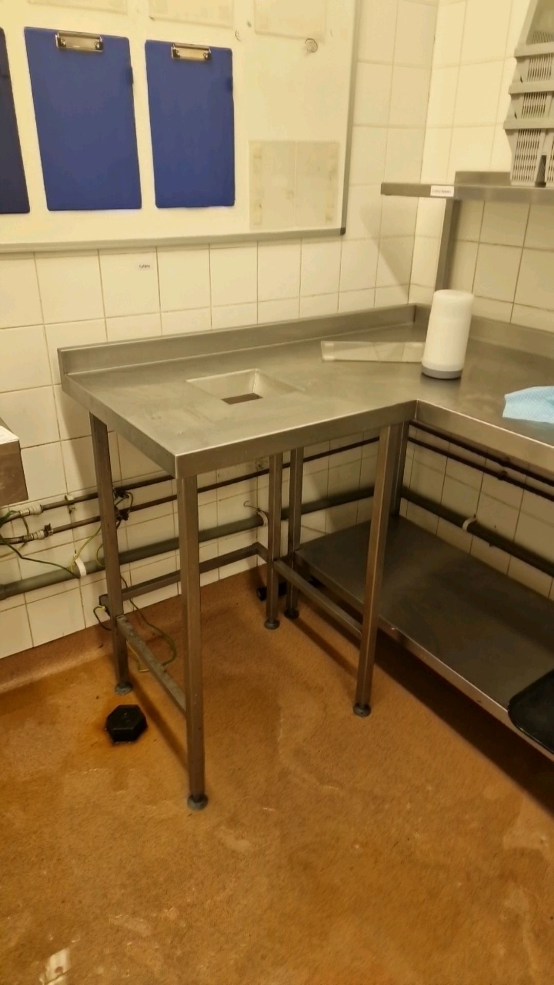 Stainless Steel Corner Table - Image 3 of 5