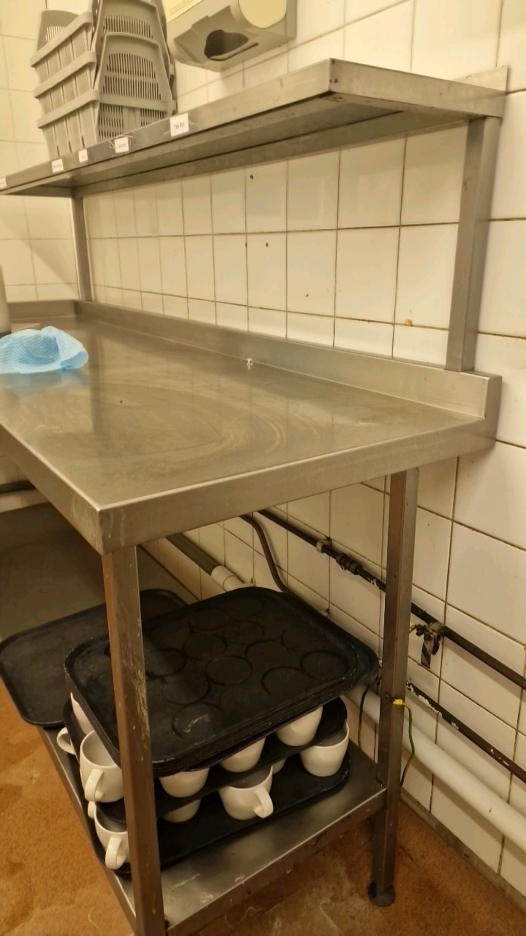 Stainless Steel Corner Table - Image 2 of 5