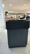 Grey Wood & Marble Sink Unit