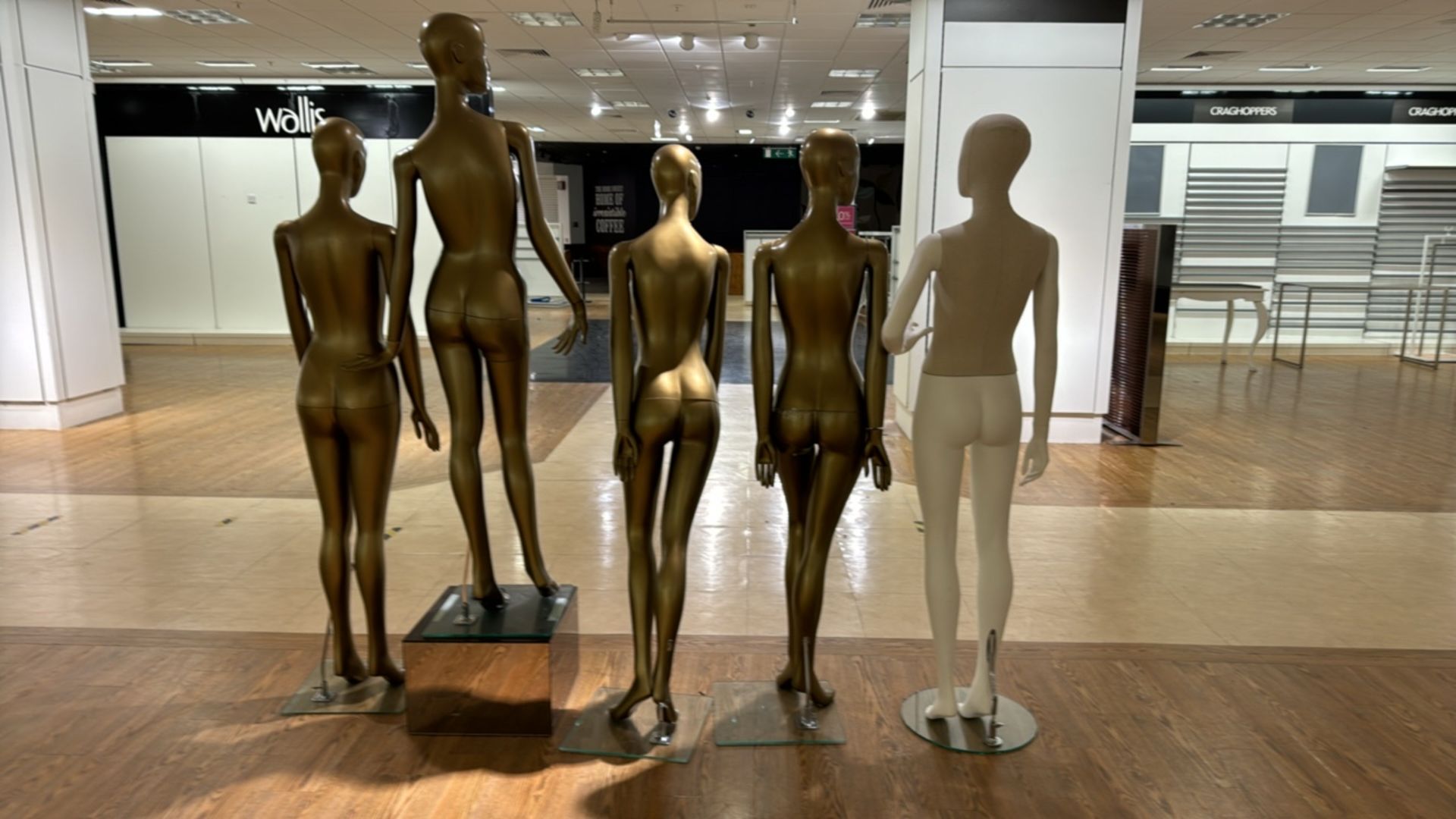 Set of 5 Female Mannequins - Image 2 of 4