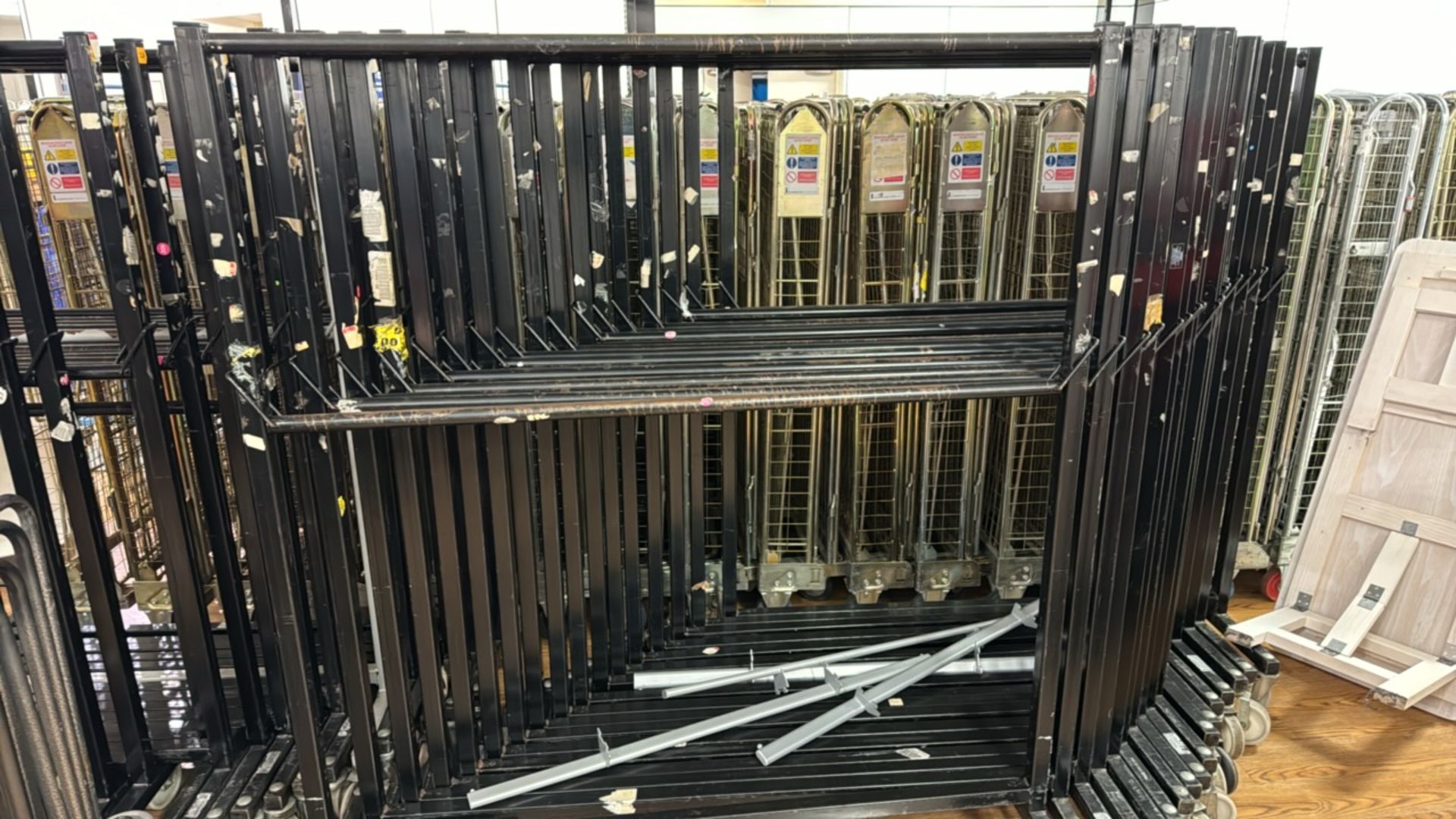 Black Indistrial Hanging Rails x18