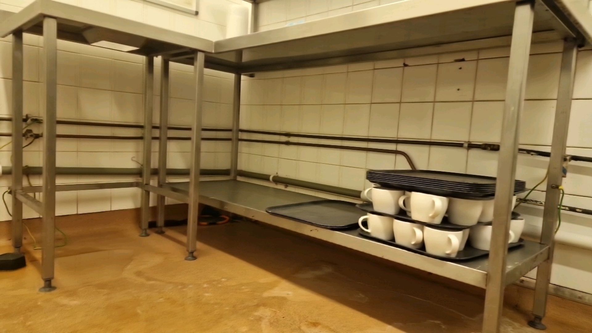 Stainless Steel Corner Table - Image 5 of 5