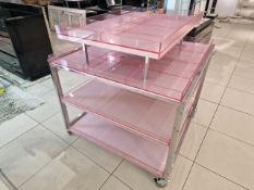 Pink Acrylic Display Stand