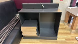Grey Wood Display Unit