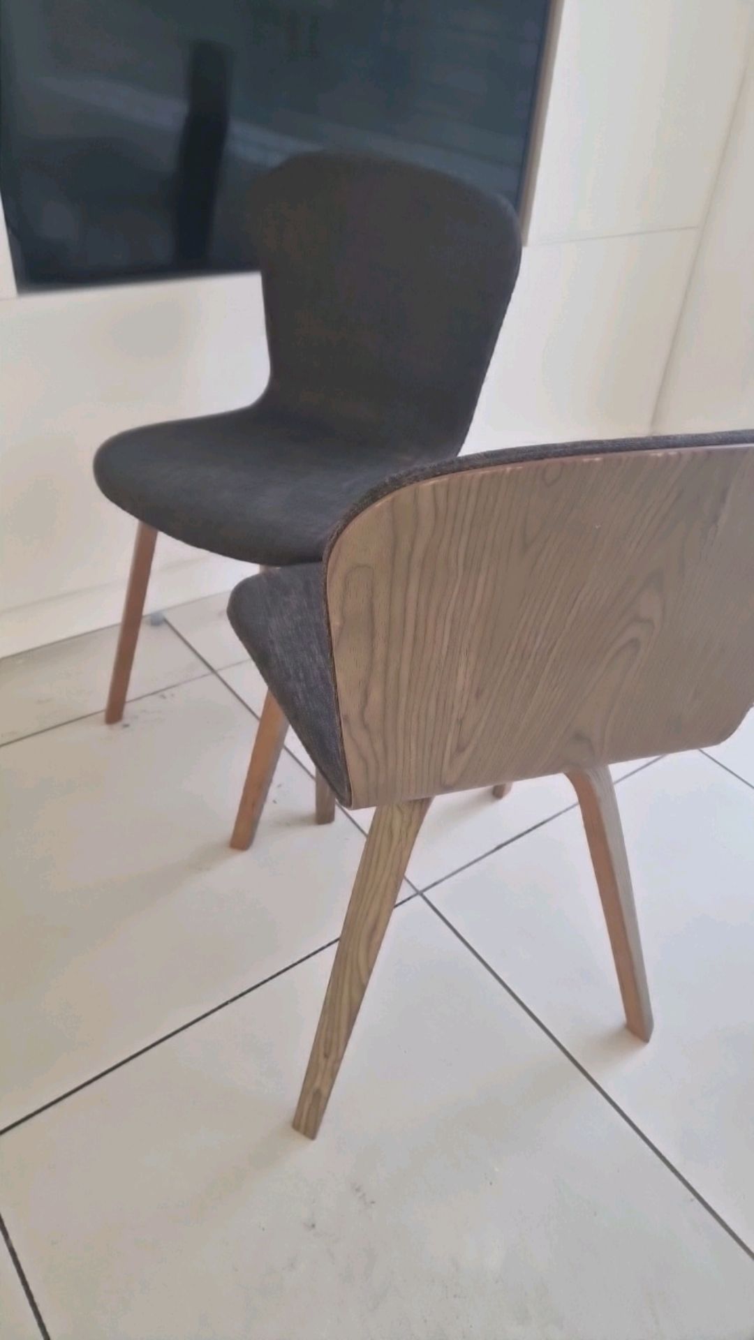 Pair Of Grey Chairs - Image 3 of 3