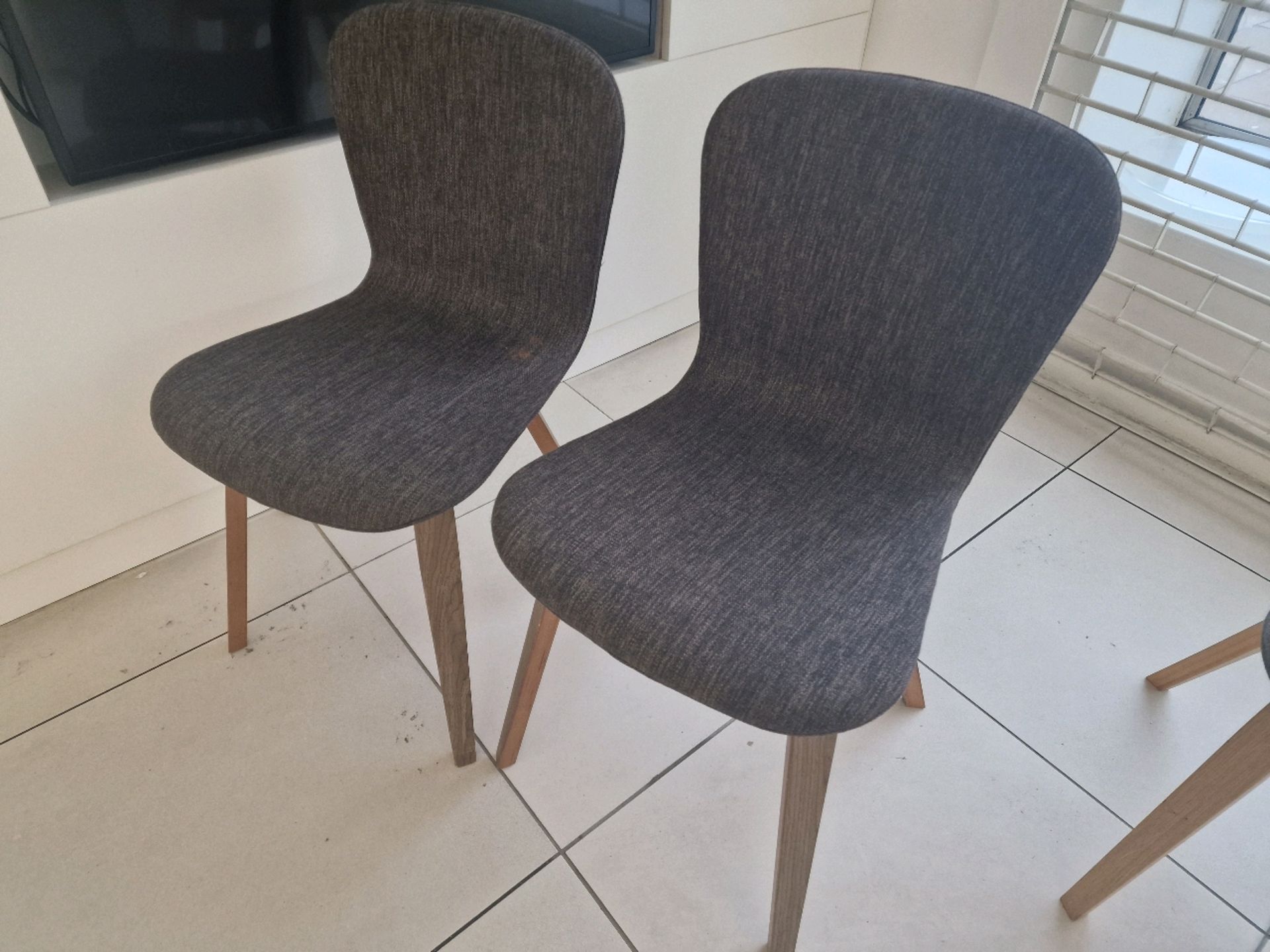 Pair Of Grey Chairs