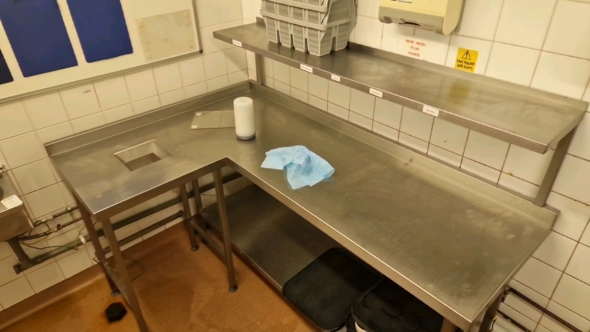 Stainless Steel Corner Table - Image 4 of 5