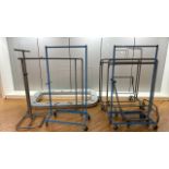 Metal Hanging Rails x8